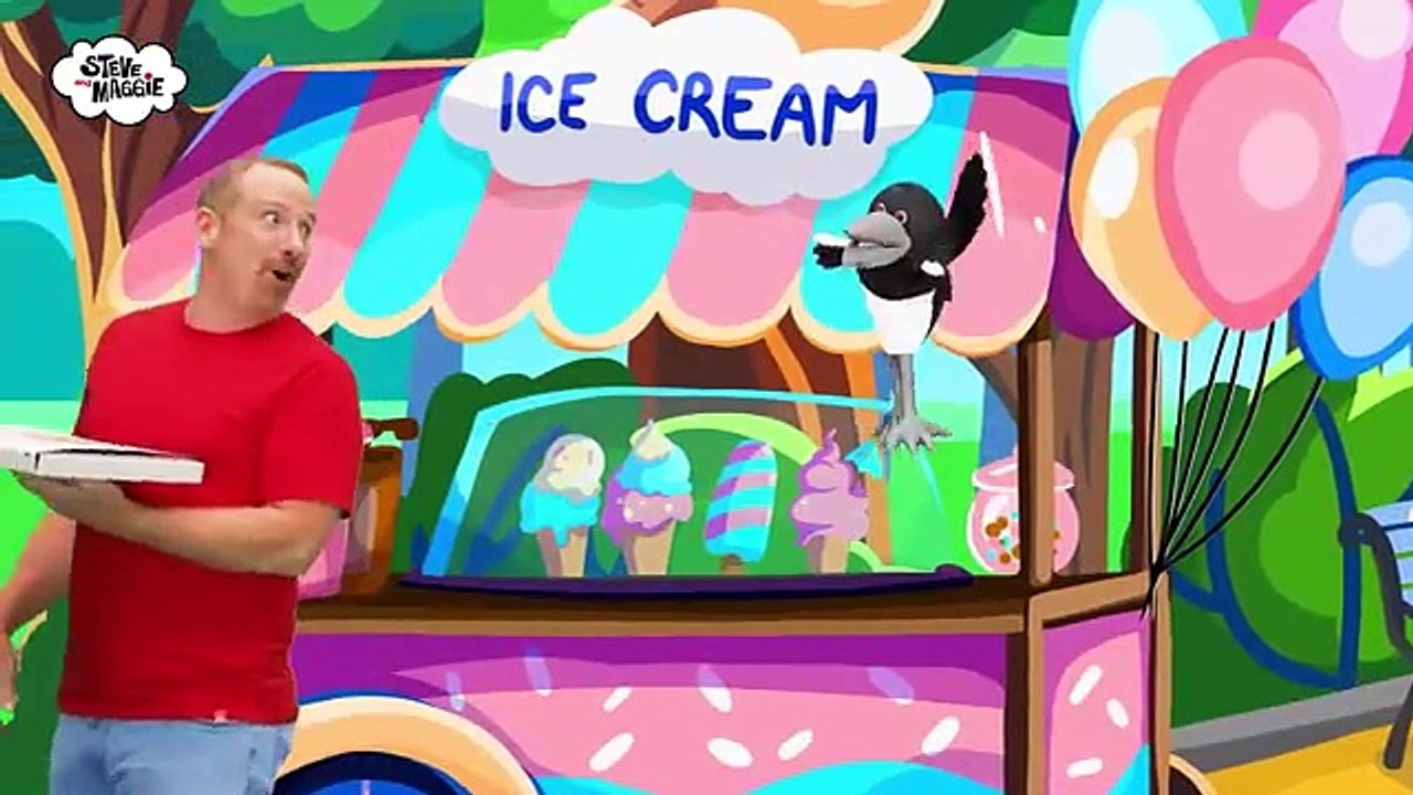 Chocolate_Ice_Cream_Pizza_Story_for_Kids_with_Steve_and_Maggie___Maggie_loves_ice_cream!(360p)