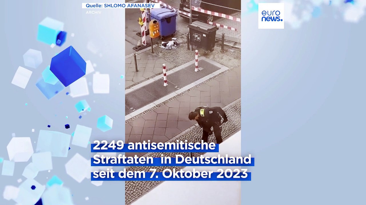 Anstieg antisemitischer Straftaten seit 7. Oktober: 'Beschämend hohes Niveau'