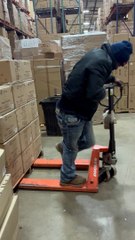Expertly Drifting A Pallet Jack