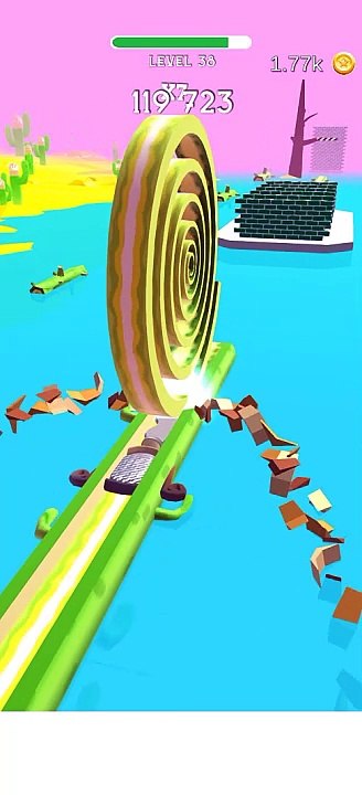 Spiral Roll Mobile video Gaming Max All levels Android & iOS Gameplay Walkthrough