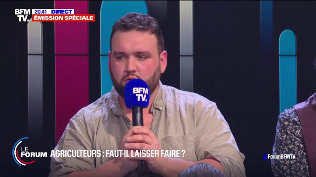 François Blot (président des Jeunes Agriculteurs de la Mayenne): Il faut aller à Paris. On n'a rien à se reprocher, on est droits dans nos bottes