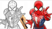 Comment dessiner Spiderman étape par étape ||Tutoriel de dessin Dessin facile || Comment dessiner Spiderman étape par étape