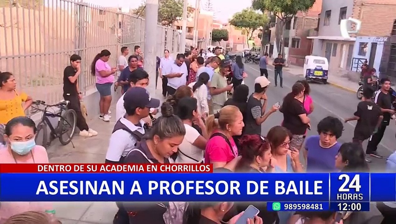Chorrillos: asesinan a profesor de baile dentro de su academia