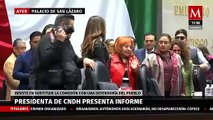 Arropada por Morena, Rosario Piedra propone sustituir CNDH con una Defensoría del Pueblo