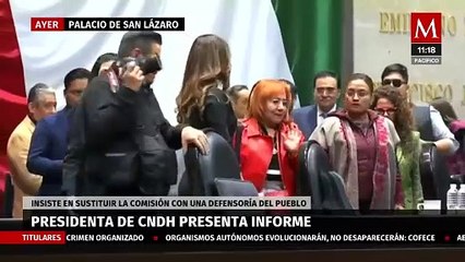 Arropada por Morena, Rosario Piedra propone sustituir CNDH con una Defensoría del Pueblo