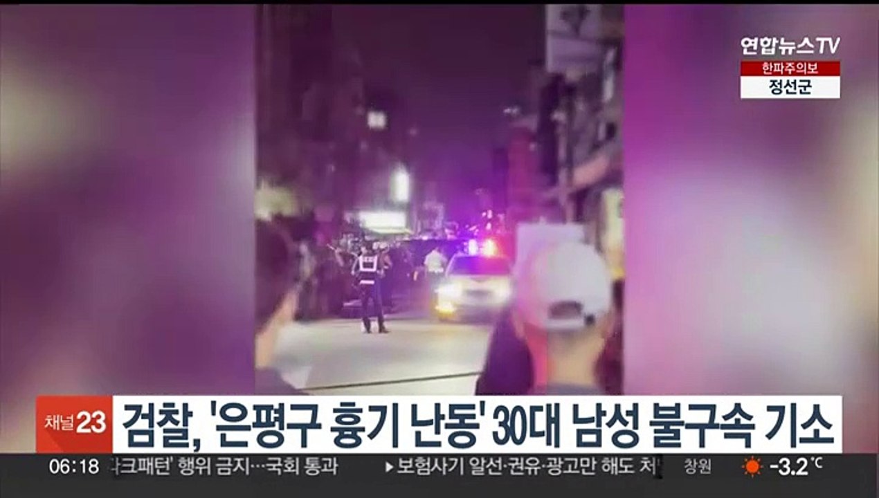 검찰, '은평구 주택가 흉기 난동' 30대 남성 불구속 기소