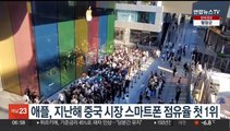 애플, 지난해 중국 시장 스마트폰 점유율 첫 1위