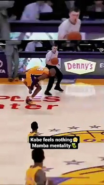 Mamba Mentality Kobe feels nothing 