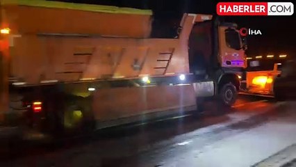 Özlenen karla buluşmak için Bolu Dağı'nı tercih ettiler