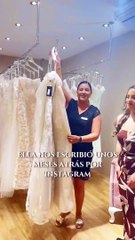 Novia viajó de Argentina a Bolivia por "el vestido de bodas perfecto"