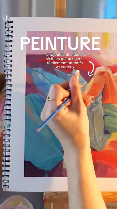 Peindre des détails à l’acrylique !