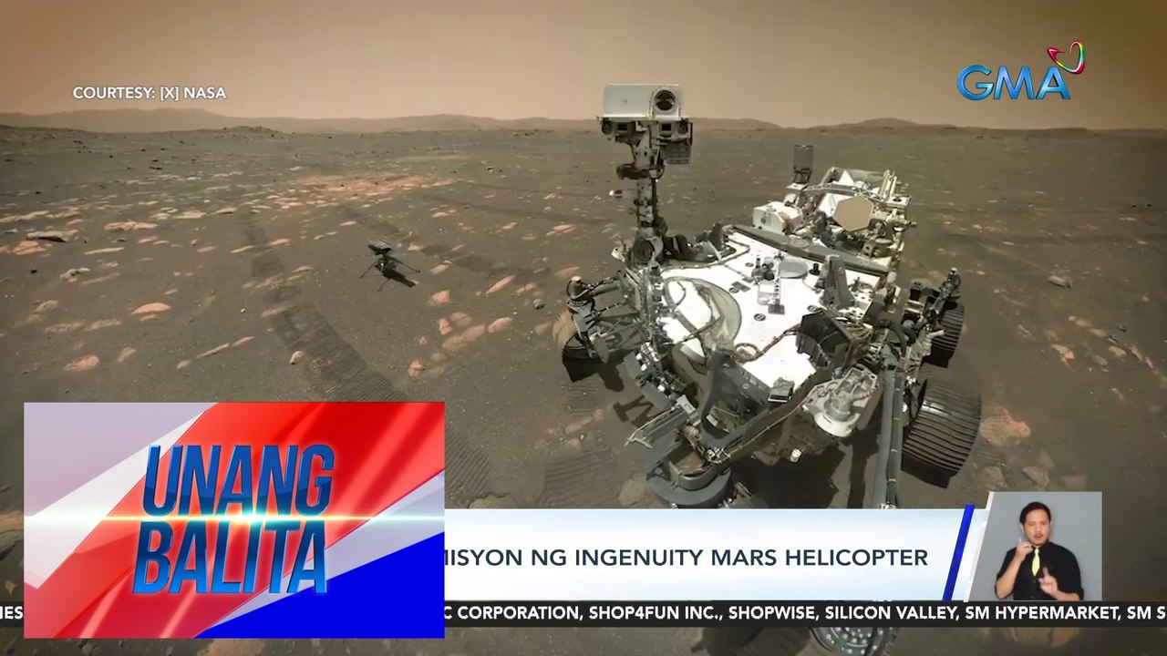 NASA: Tapos na misyon ng Ingenuity Mars Helicop...