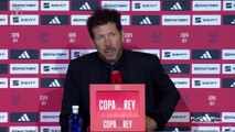 Simeone habla sobre la dificultad de los rivales del Atlético de Madrid en semifinales de Copa del Rey