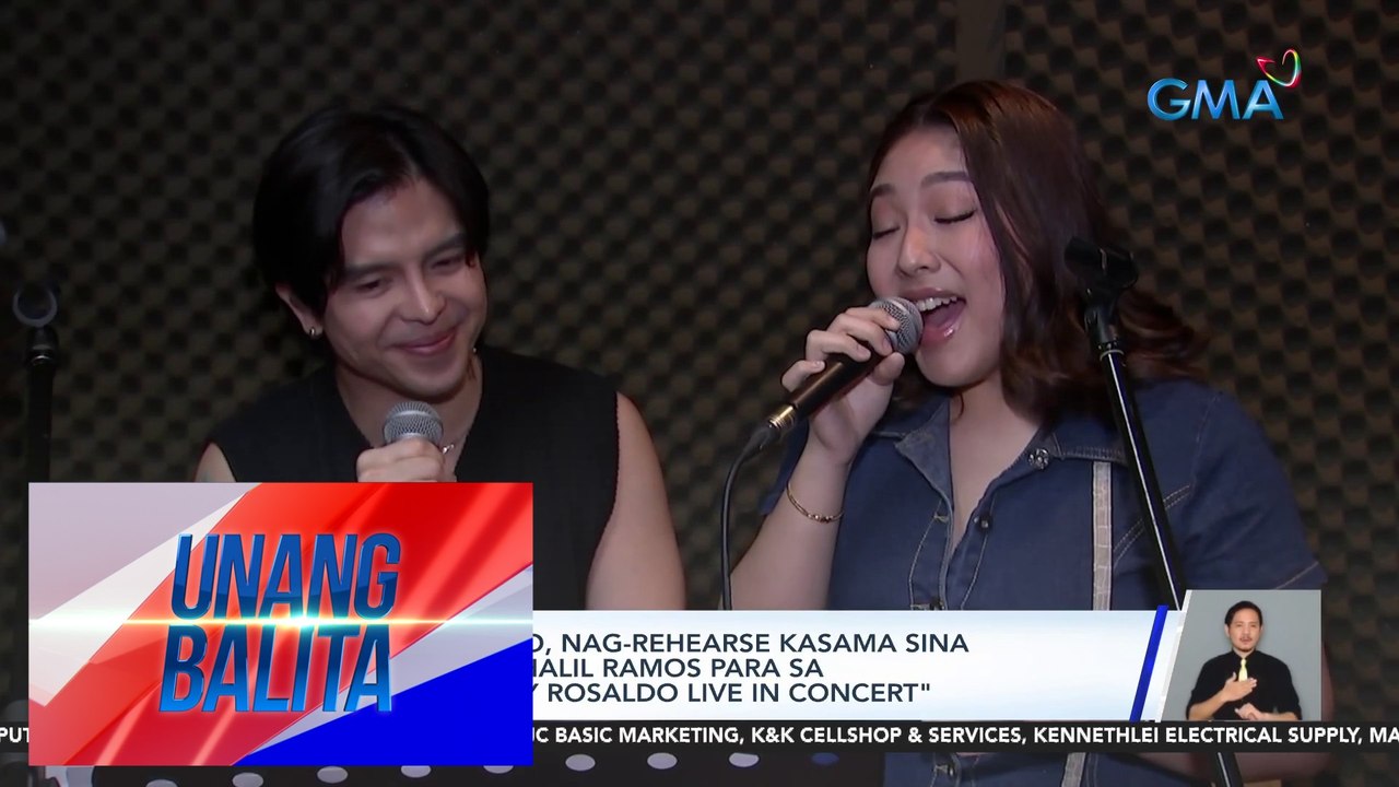 Anthony Rosaldo, nag-rehearse kasama sina Rita Daniela & Khalil Ramos para sa "Switch: Anthony Rosaldo Live in Concert" | UB