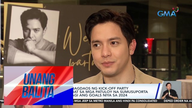 Alden Richards, nagdaos ng kick-off party bilang pasasalamat sa mga patuloy na sumusuporta sa kaniya; Ibinahagi ang goals niya sa 2024 | UB