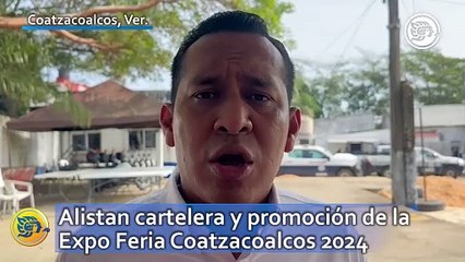 Alistan cartelera y promoción de la Expo Feria Coatzacoalcos 2024