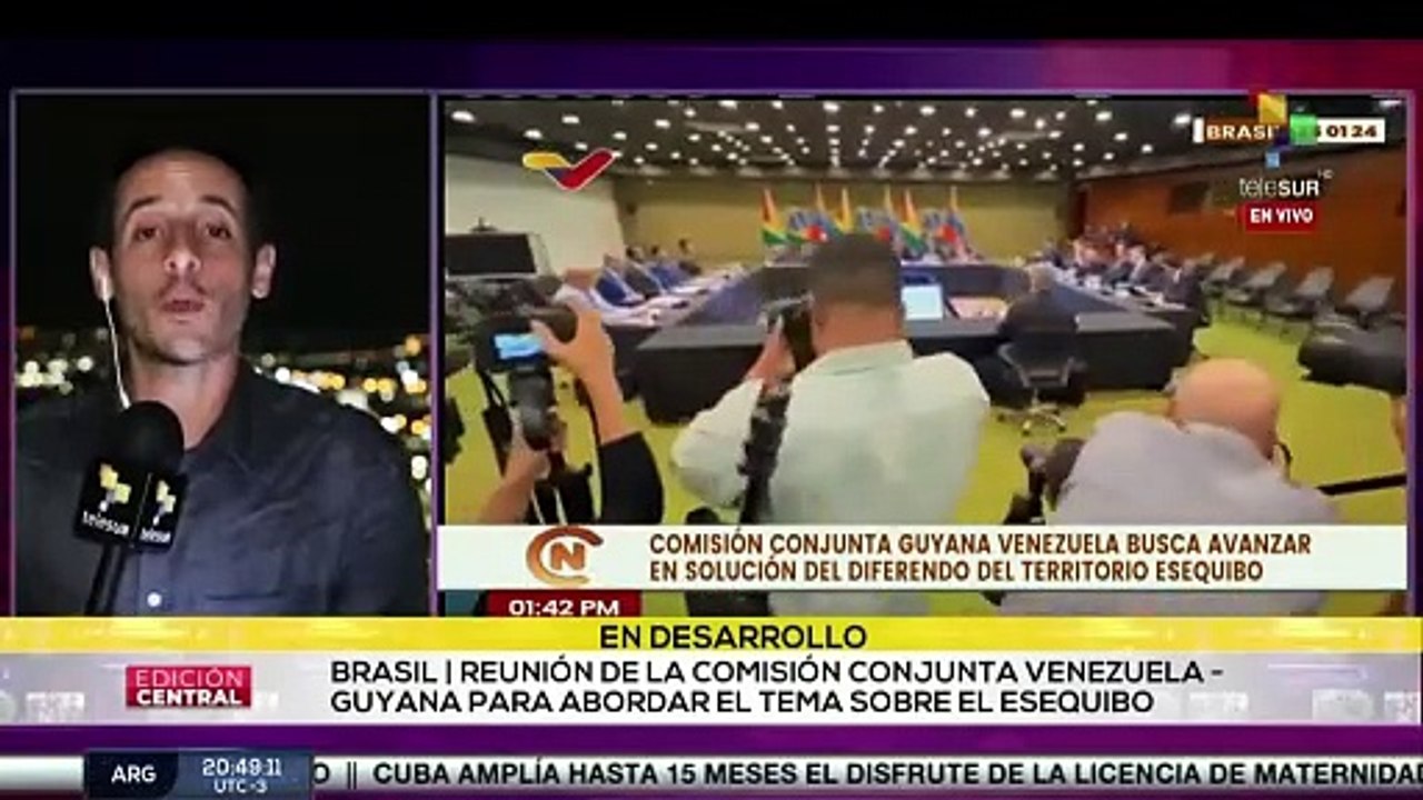 Concluye reunión de la comisión conjunta sobre el Esequibo