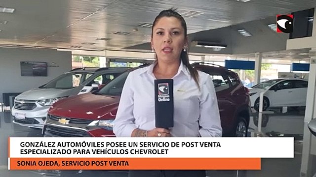 González automóviles posee un servicio de post venta especializado para vehículos Chevrolet