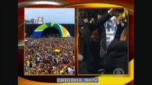 Olimpíadas do Rio 2016 - anúncio, ao vivo no Jornal Hoje (Rede Globo, 02-10-2009)