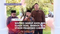 Wapres Maruf Amin Buka Suara soal ViralBansos Beras Ada Stiker Prabowo-Gibran