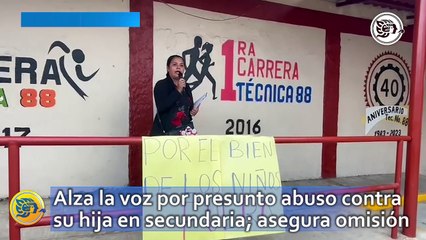Madre alza la voz por presunto abuso contra su hija en secundaria de Minatitlán; asegura omisión