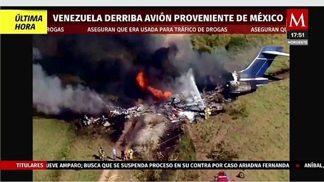 Venezuela derriba 'avión invasor' mexicano proveniente de Cozumel