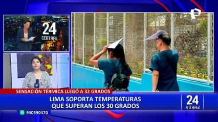 Lima supera récord de temperatura y llega a los 30° centígrados