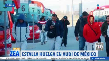 Estalla huelga en Audi México