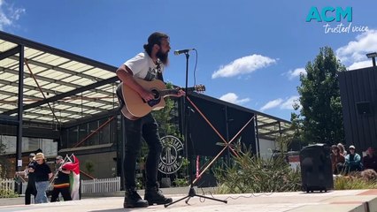Fox Ransom performs at Limilinaturi/Devonport Invasion Day Rally | January 26, 2024 | The Advocate