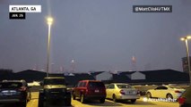 Man films as a wall of rain arrives in Atlanta