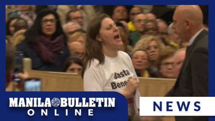 PETA activists disrupt Pope's homily in Rome