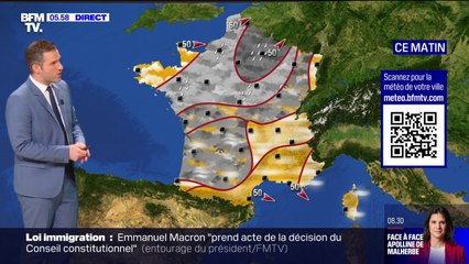 Ce vendredi s'annonce gris voire pluvieux au nord, plus ensoleillé dans le sud