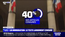 Loi immigration: pourquoi près de 40% des articles ont été censurés par le Conseil constitutionnel
