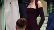 Zendaya Stuns in Burgundy Gown and Daring Micro-Fringe at Paris Fashion Week