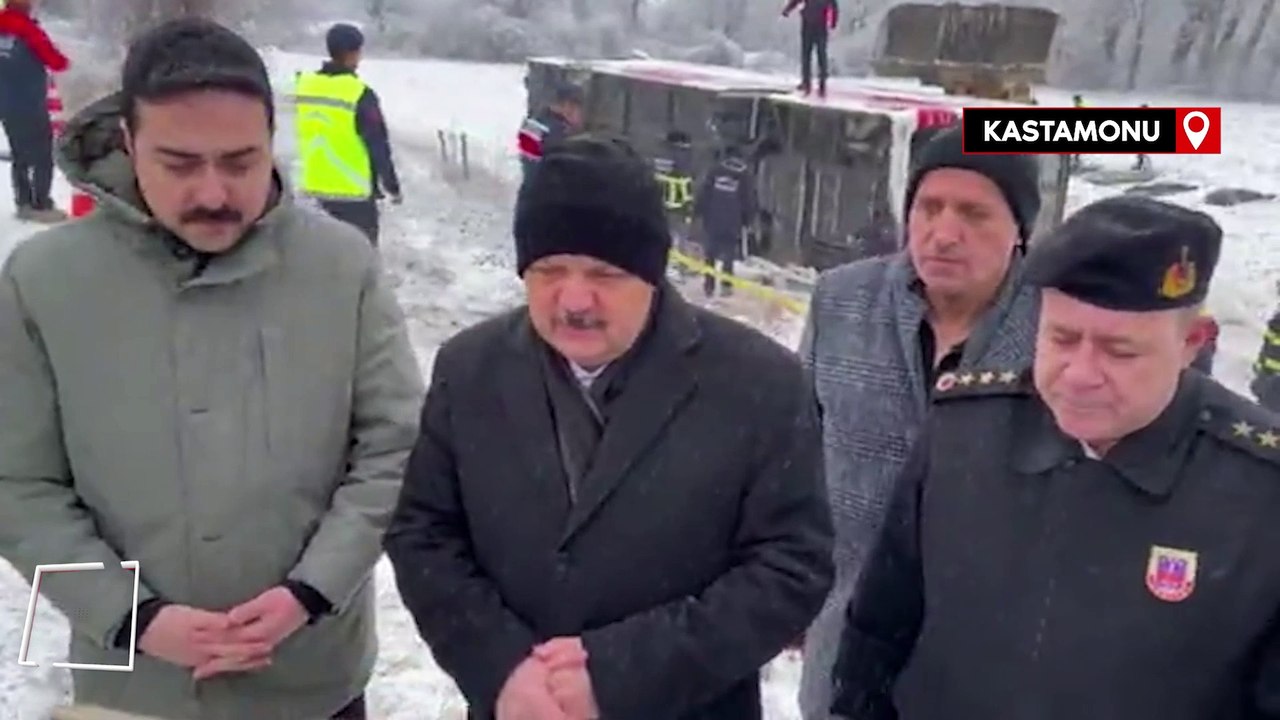 Kastamonu-Taşköprü karayolunda yolcu otobüsü devrildi