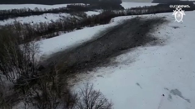 شاهد: لجنة التحقيق الروسية تنشر مقطع فيديو جديد لموقع تحطم الطائرة