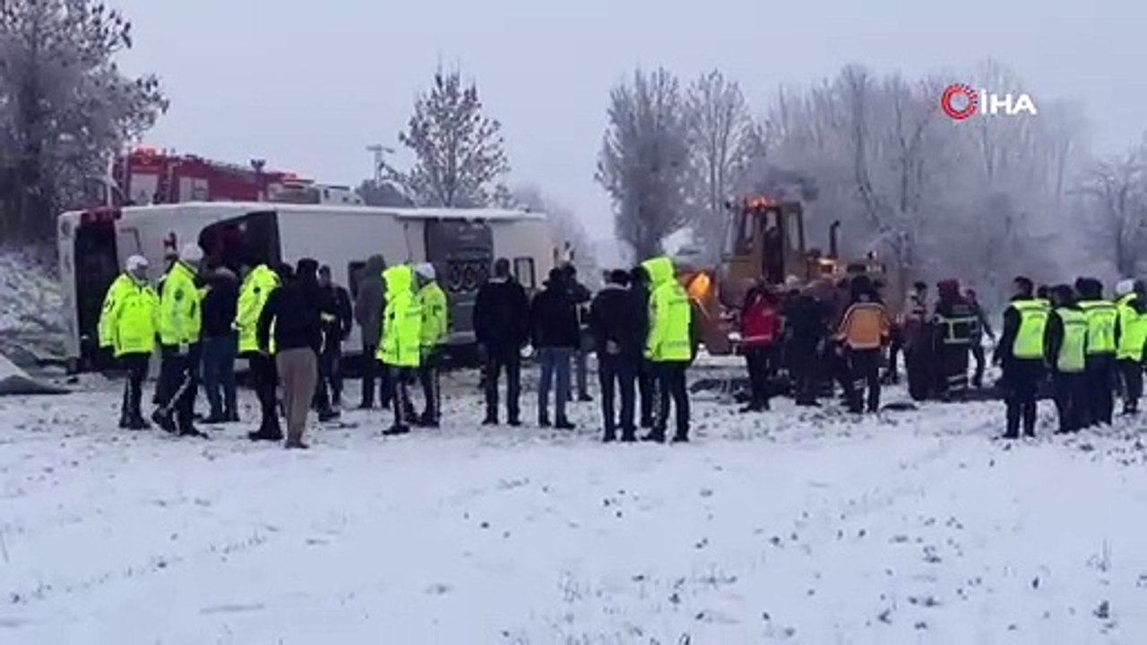 Kastamonu’da otobüs devrildi: 6 ölü, 33 yaralı