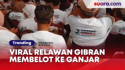 Viral Relawan Gibran Membelot ke Ganjar-Mahfud, Publik Curigai Gerak-gerik Sosok Ini