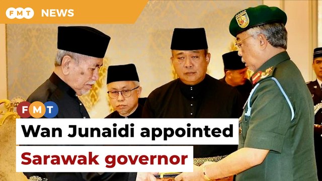 Wan Junaidi sworn in as 8th Sarawak governor