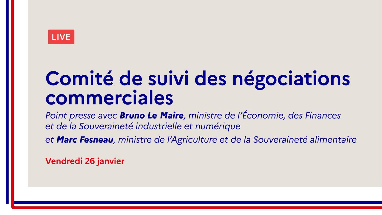 Comité de suivi des négociations commerciales