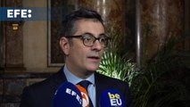 Declaraciones de Félix Bolaños a su llegada al consejo informal de ministros de Justicia de la UE