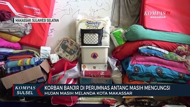 Korban Banjir Di Perumnas Antang Masih Mengungsi