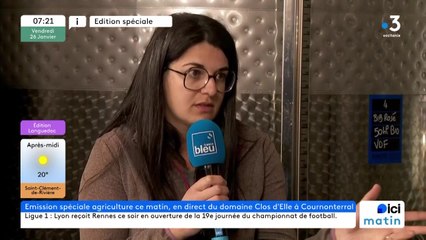 Mobilisation des agriculteurs : Maëva Humbert-Bouloc, viticultrice et maraîchère à Villeveyrac