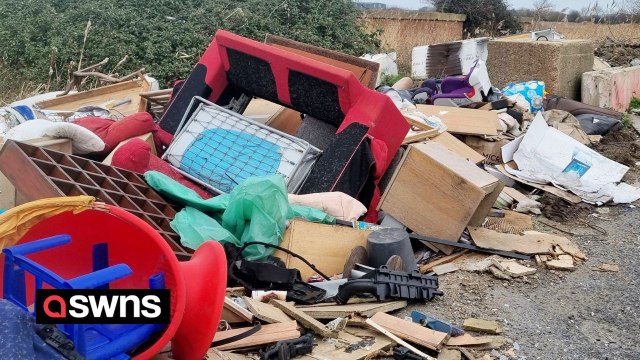 Furious residents complain of rampant illegal fly tipping on road