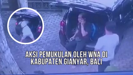 Terekam Aksi Pemukulan Oleh WNA Kepada Pegawai Villa di Gianyar, Bali