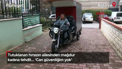 Tutuklanan hırsızın ailesinden mağdur kadına tehdit... 'Can güvenliğim yok'