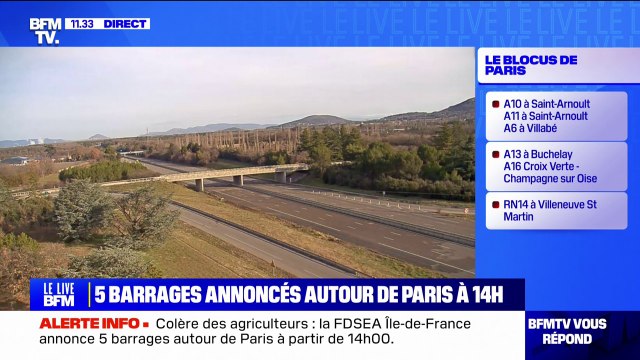 Comment savoir s'il y a des blocages des agriculteurs autour de chez nous? BFMTV répond à vos questions