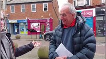 Rushden High Street vox pop stops former MP Peter Bone