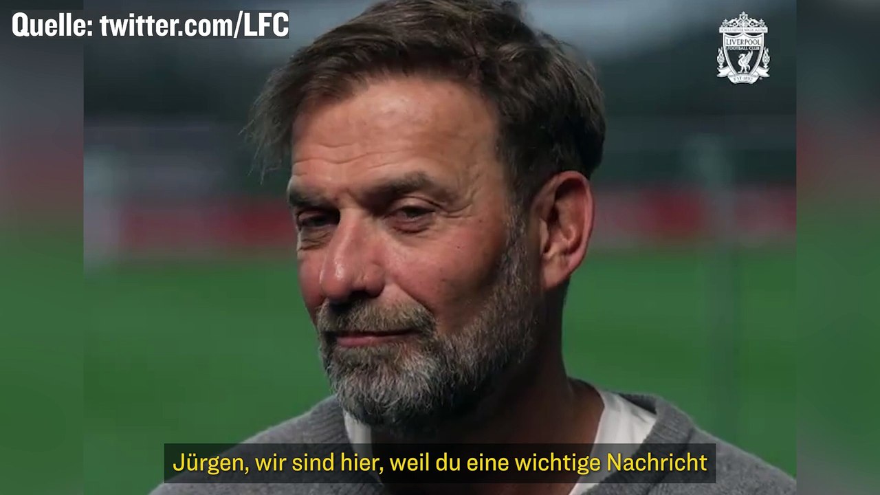 Im video: emotionaler klopp kündigt abschied an