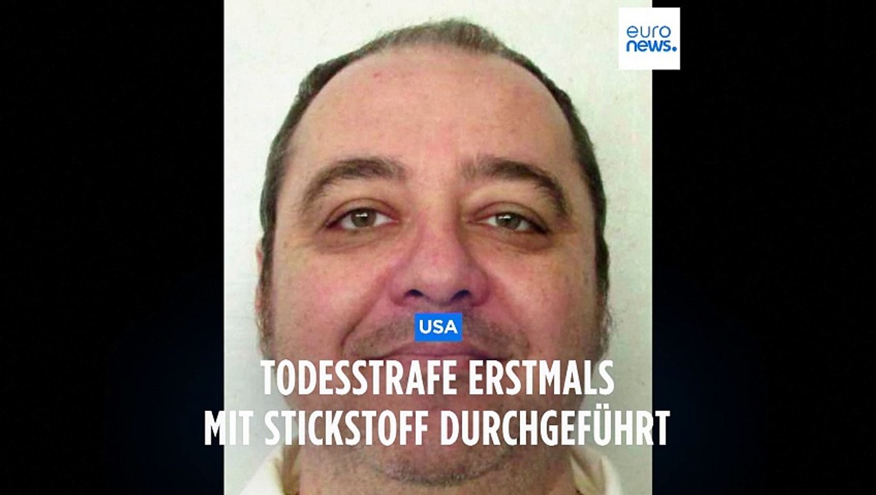 Todesstrafe in den USA erstmals mit Stickstoff durchgeführt